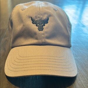 Project Rock Mauve Trucker Cap with Blue Logo